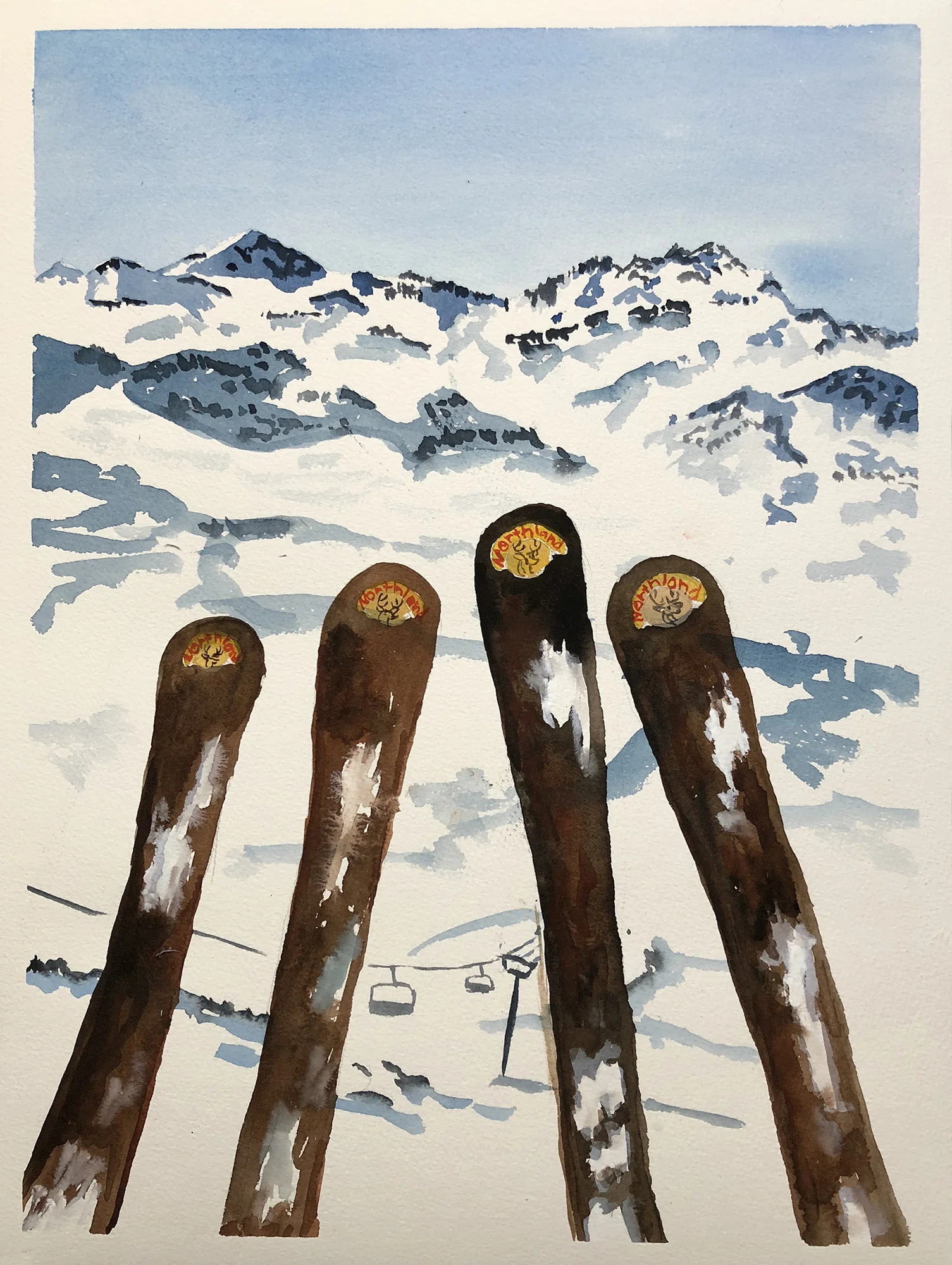 #346 - Chairlift Ride in the Alps