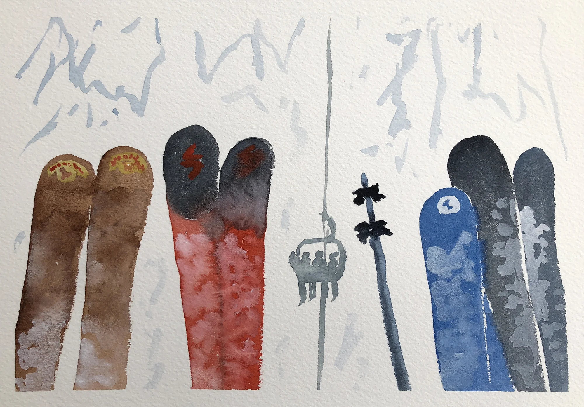 #354 - Chairlift Shadow