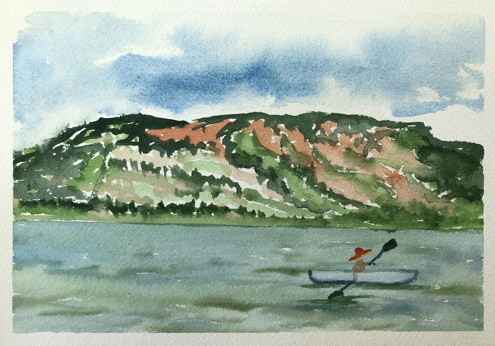 #447 - Slide Lake Kayaking