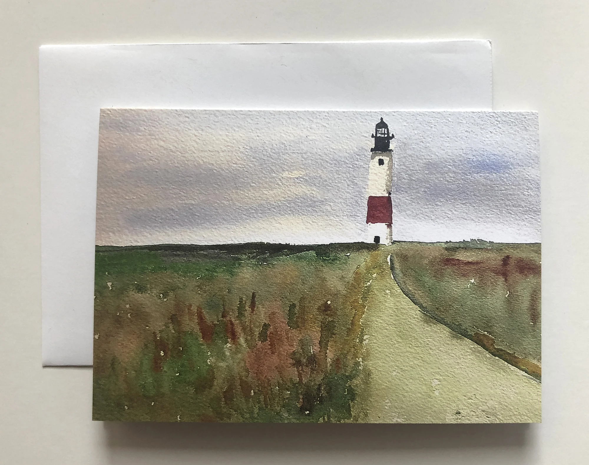 Sankaty Head Lighthouse - Greeting Card