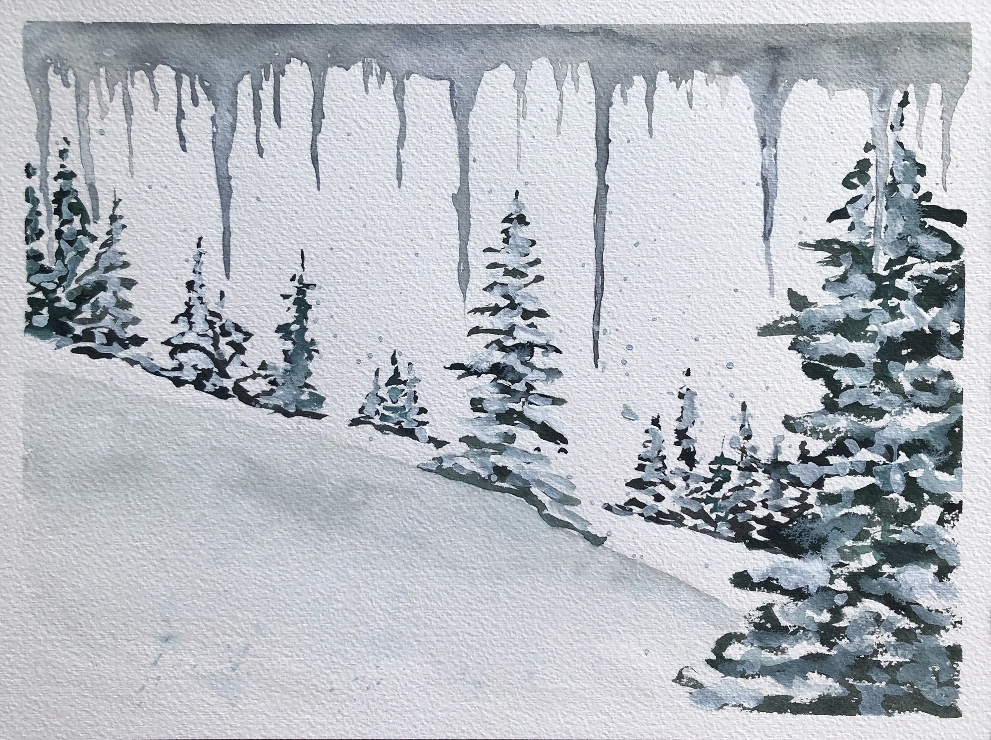 #486 - Through the Icicles