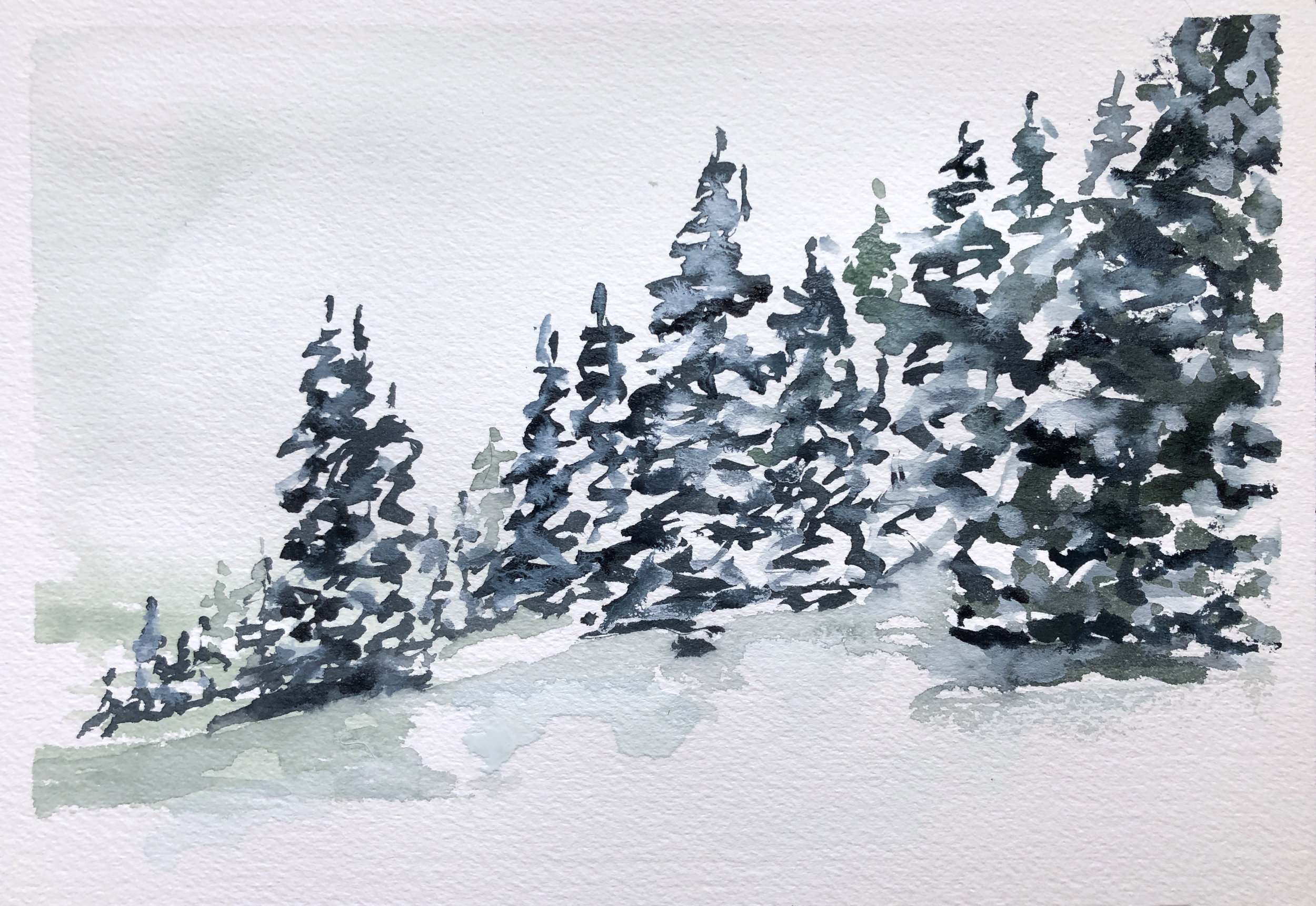 #468 - Snowy Trees
