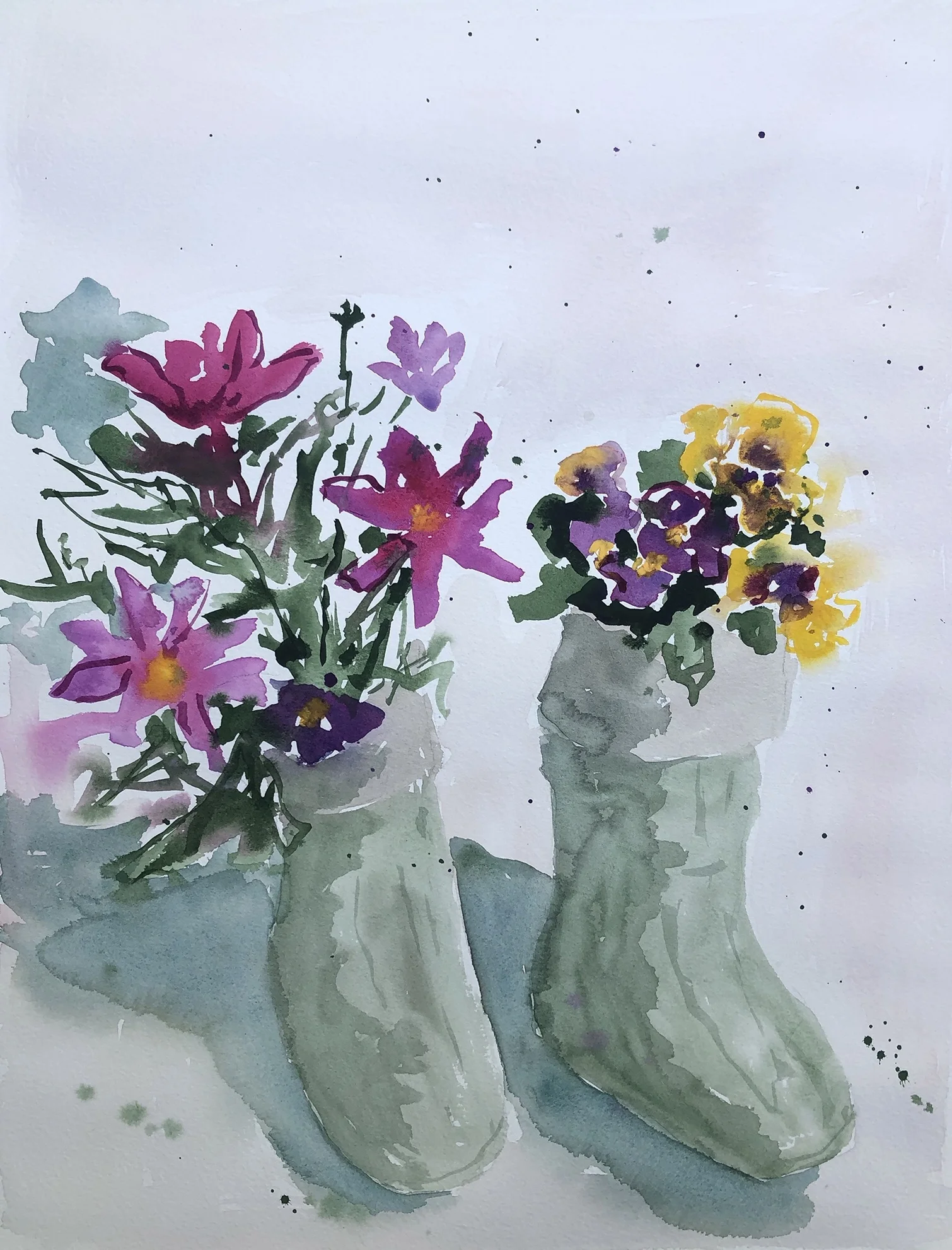 #494 - Boots and Flowers