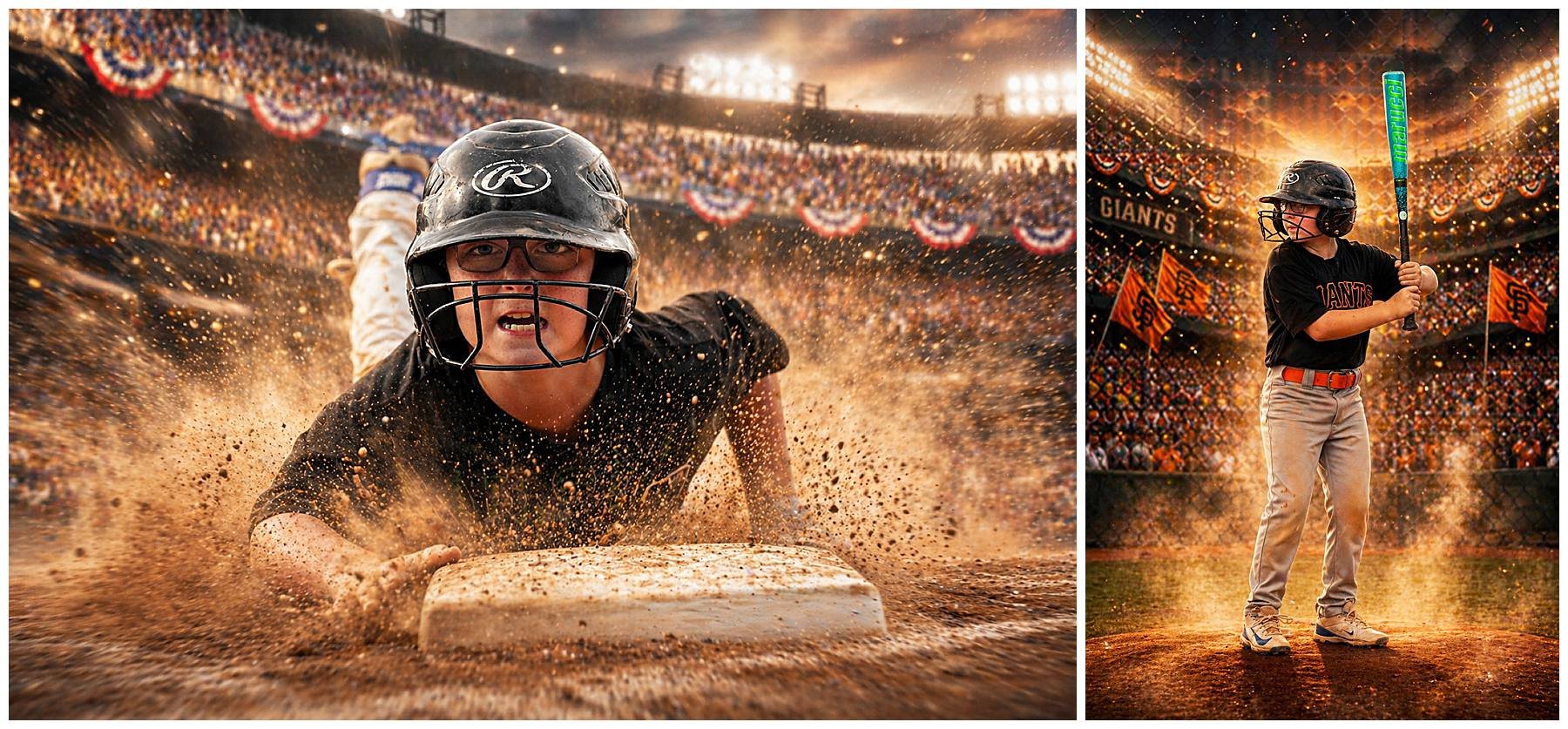 Giants Team Sports action shots Baseball Cards by Ramona Nicolae Phography Myrtle Beach 20_Gymnastics Inc gymnast pictures jump portraits chalk session in myrtle beach best photographer.jpg