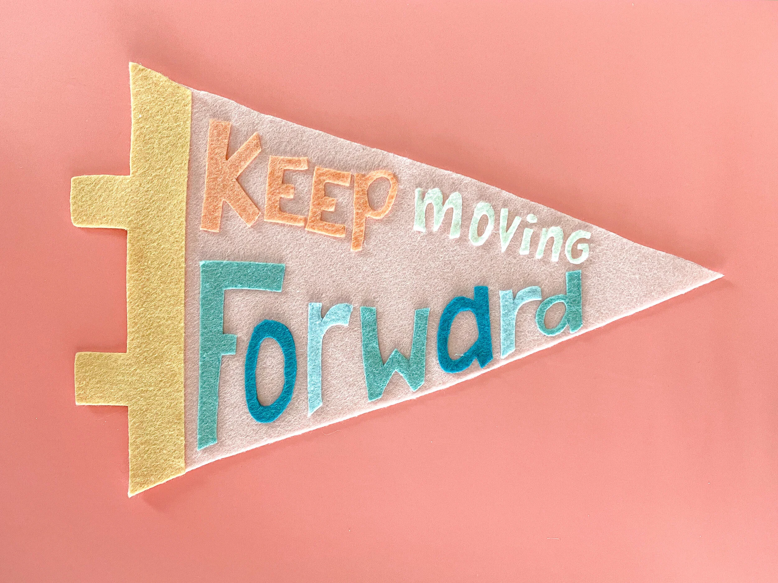 Disney DIY: Meet The Robinsons “Keep Moving Forward” Pennant