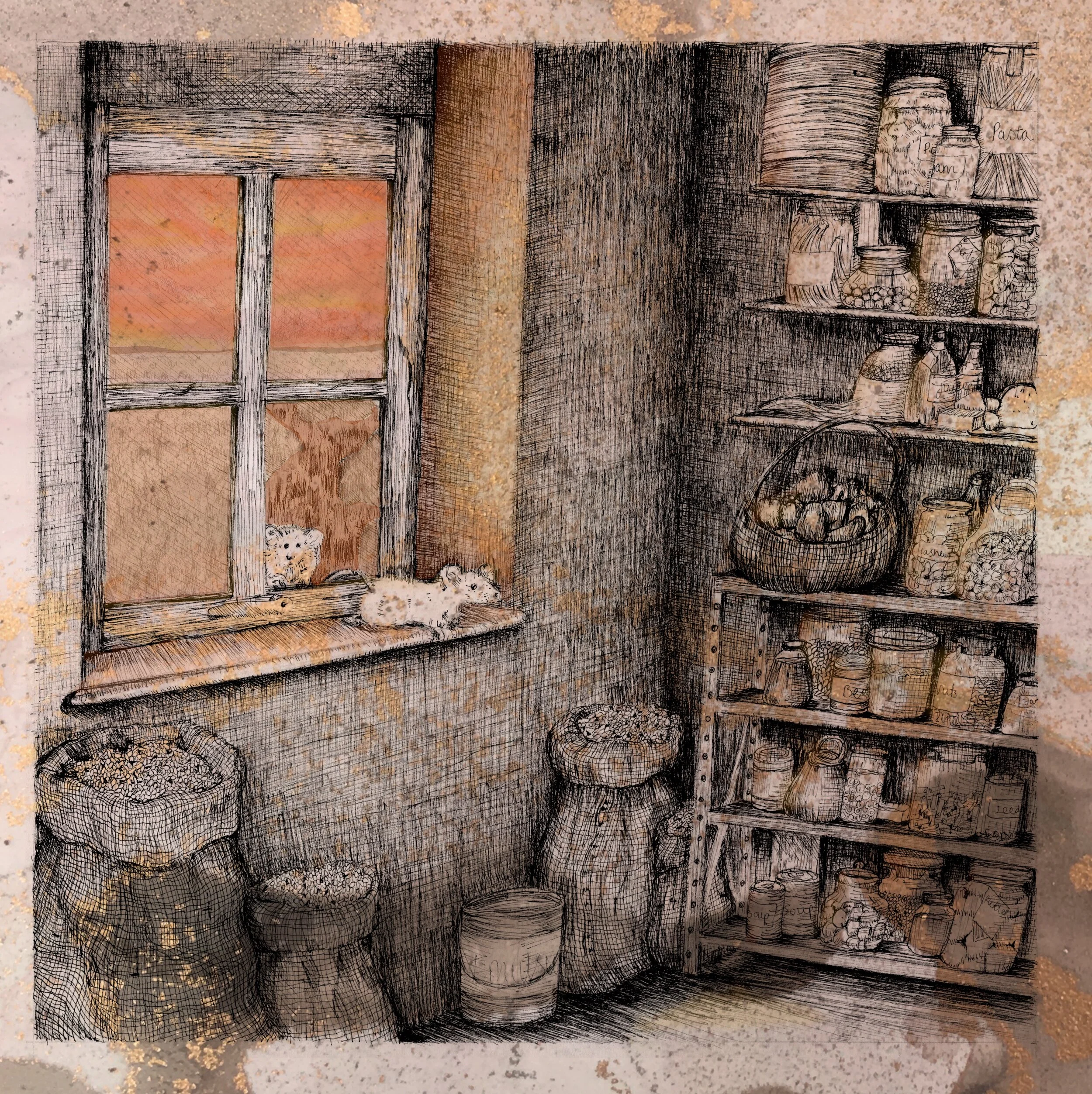 The Fox, the Mice and a Tortoise Shell