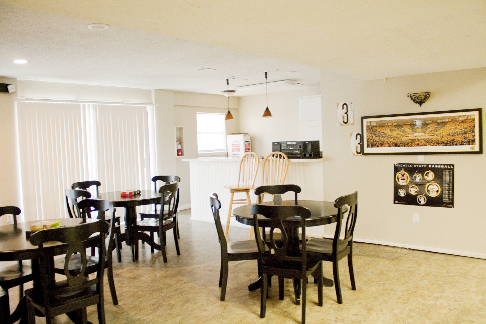 Clubhouse, Watch Party Room, Study Area