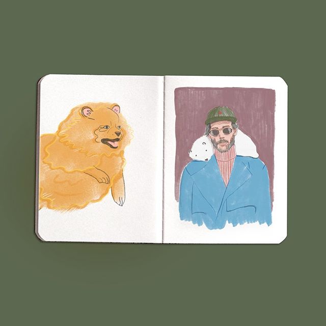 Doing a bit in the sketchbook-I&rsquo;m still too precious with them, having always preferred working on loose sheets of paper, which turns into a sea of paper, it becomes an organisational 💩
So let&rsquo;s go sketchbook, you haven&rsquo;t got to be