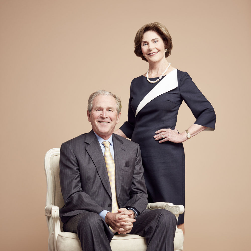 Dagmar Studios Portrait Photography | George W. Bush and Laura Bush for Glamour Magazine | Helena Price