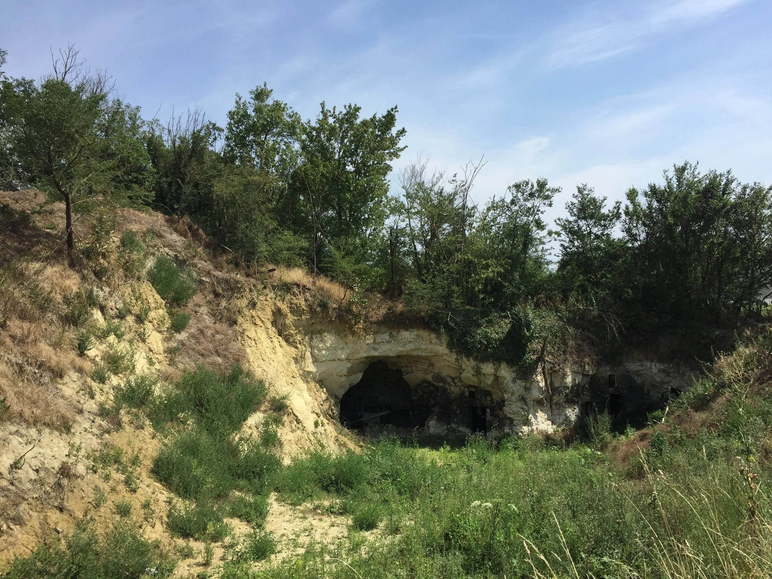 troglodyte cave in Anjou