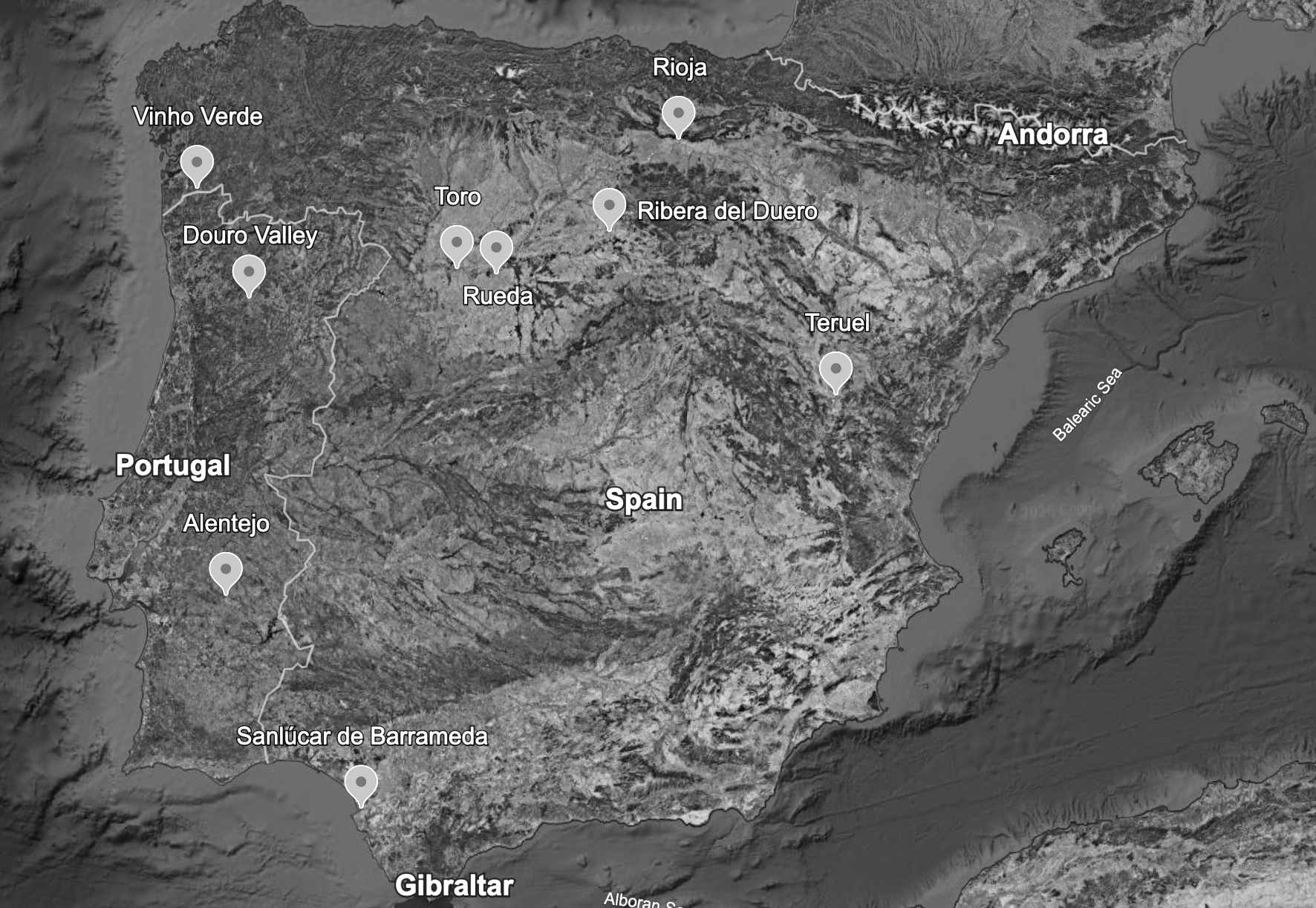 Spanish and Portuguese Rivers
