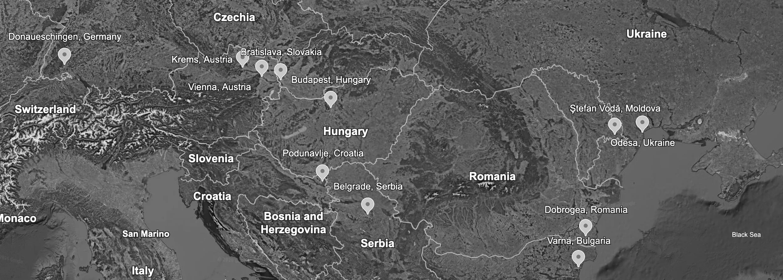 The Danube &amp; The Black Sea