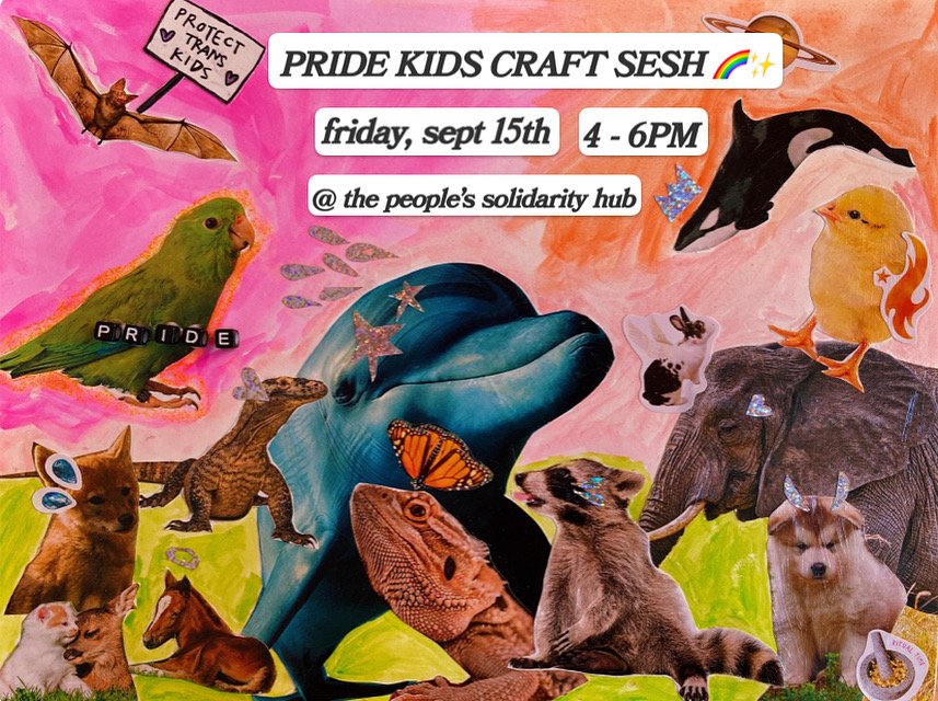 pride kids' craft sesh