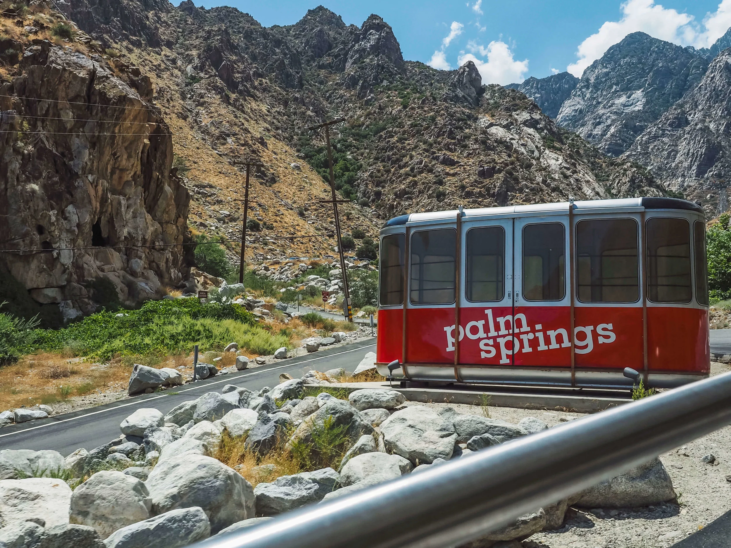 Take the Palm Springs Aerial Tramway up to Mount San Jacinto State Park, the best outdoor day trip for your Palm Springs vacation. Overlooking the Palm Springs, it sits on top of a nearby mountain and allows not only for great views and hiking, but an escape from the desert heat. #palmsprings #hiking #mountain