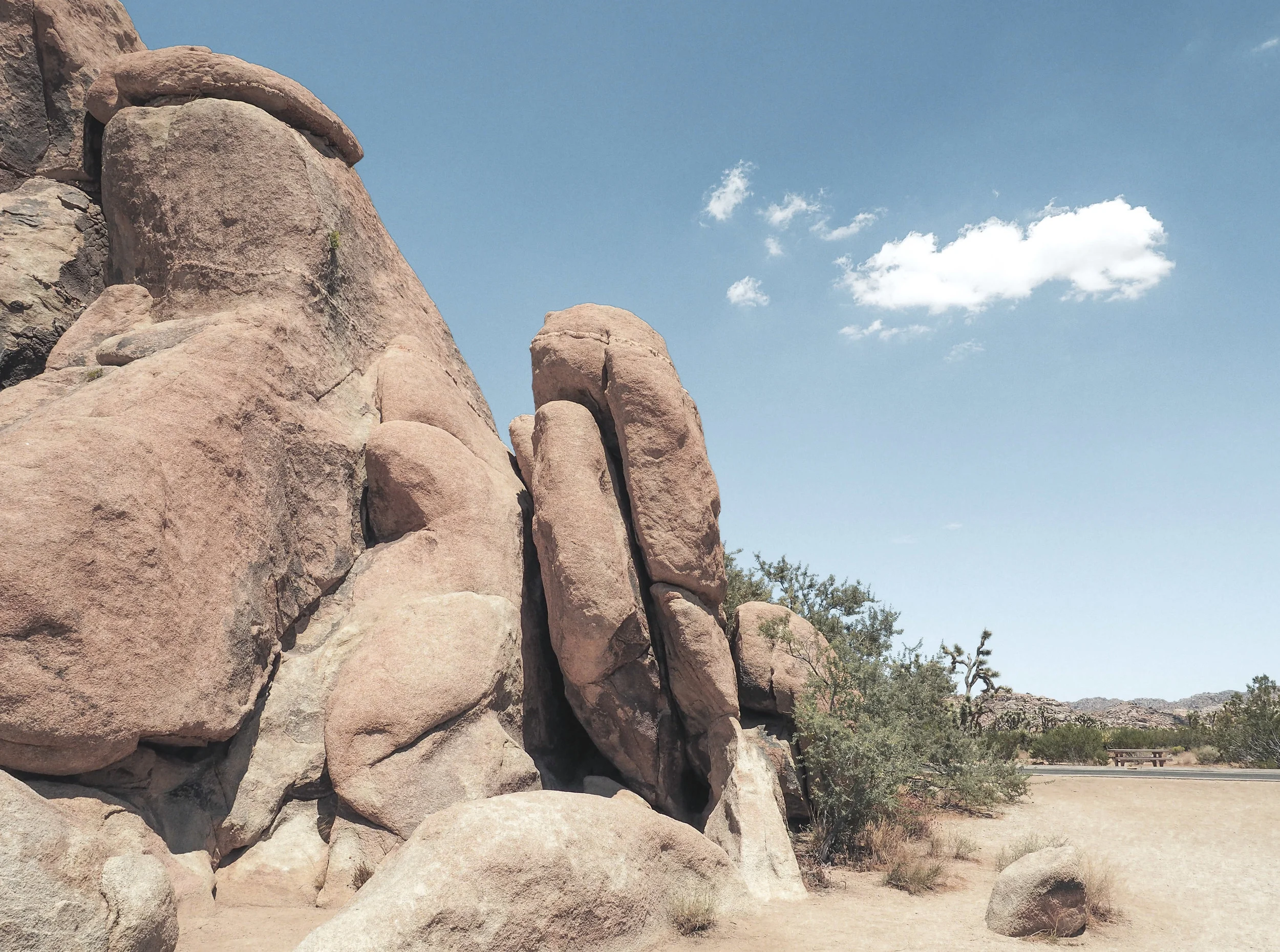 Joshua Tree National Park is an other-worldy area of desert in California. With stunning rock formations and unique trees and plants, it's filled with amazing hiking trails and scenic views. #nationalpark #joshuatree #california #hiking