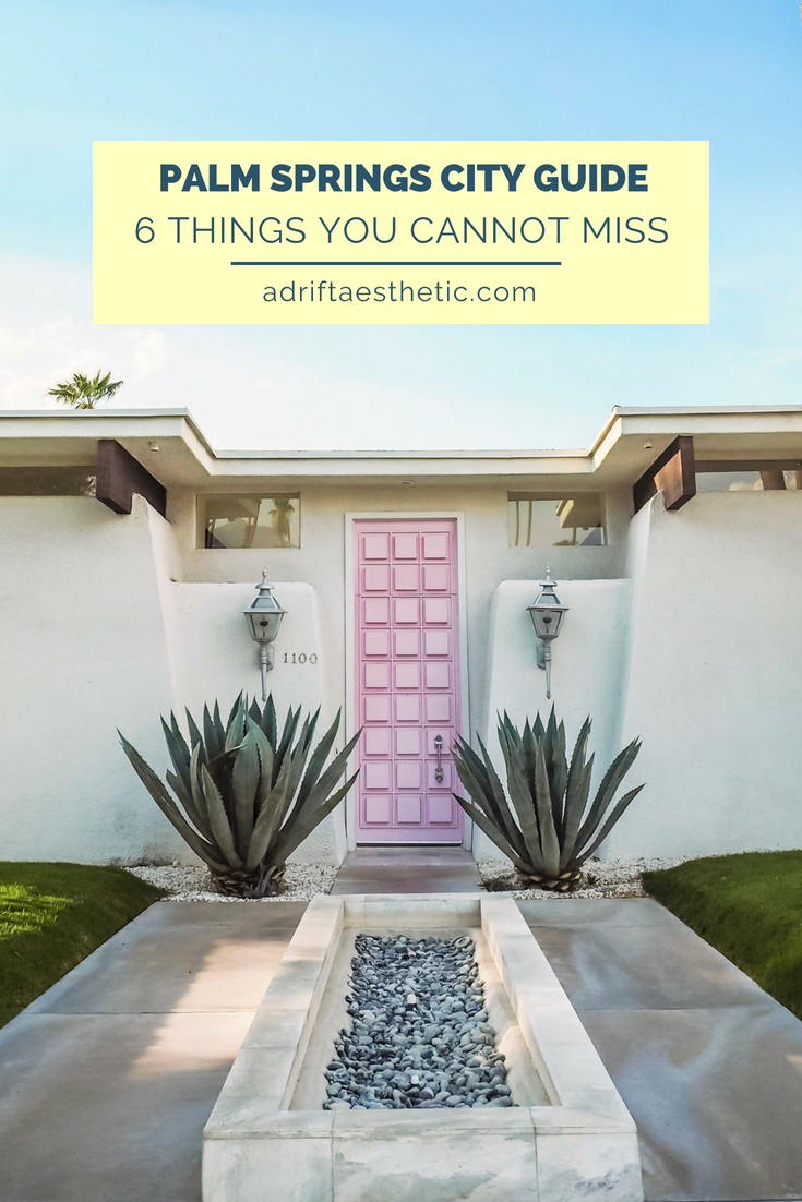 The bright colors and desert vibes of Palm Springs are perfect for a relaxing vacation. Learn more about where to stay and how to experience the city and have a blast despite the heat. #palmsprings #california #cityguide #travel