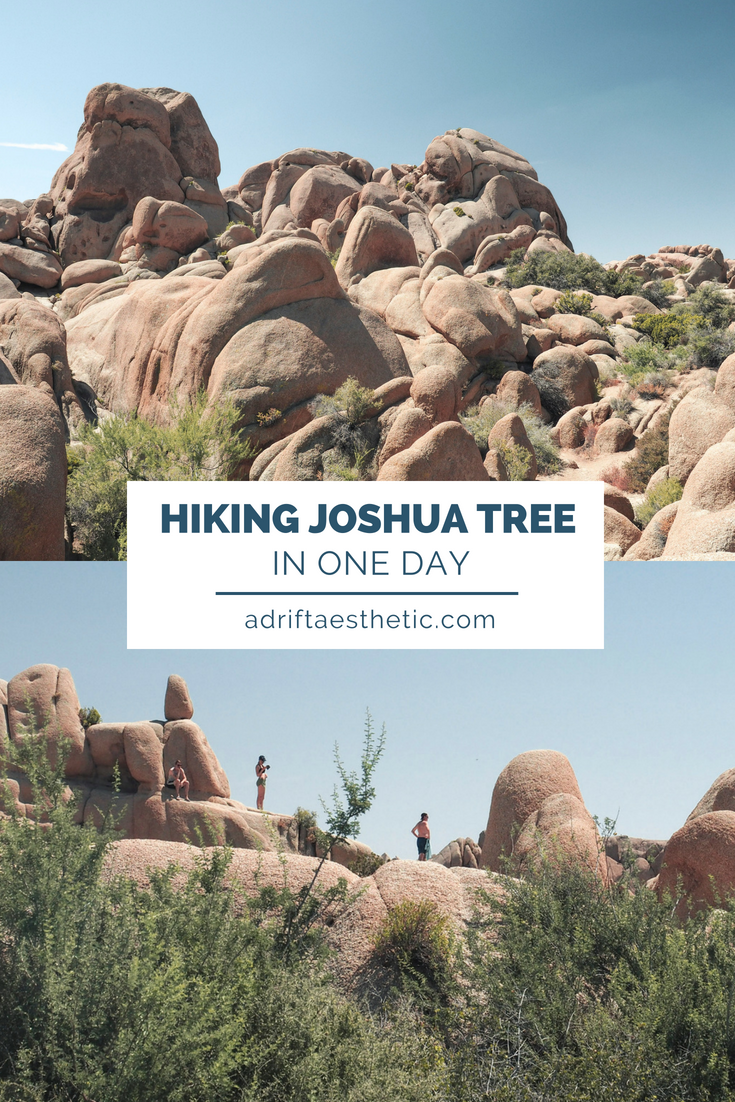 Joshua Tree National Park is an other-worldy area of desert in California. With stunning rock formations and unique trees and plants, it's filled with amazing hiking trails and scenic views. #nationalpark #joshuatree #california #hiking