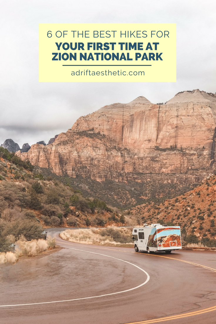 Zion National Park is one of the most popular stops in Utah. Hiking within a canyon means you have amazing views no matter where you are. Learn more about the best hikes and the most amazing scenic drive that first timers have to experience. #zionnationalpark #utah #hiking