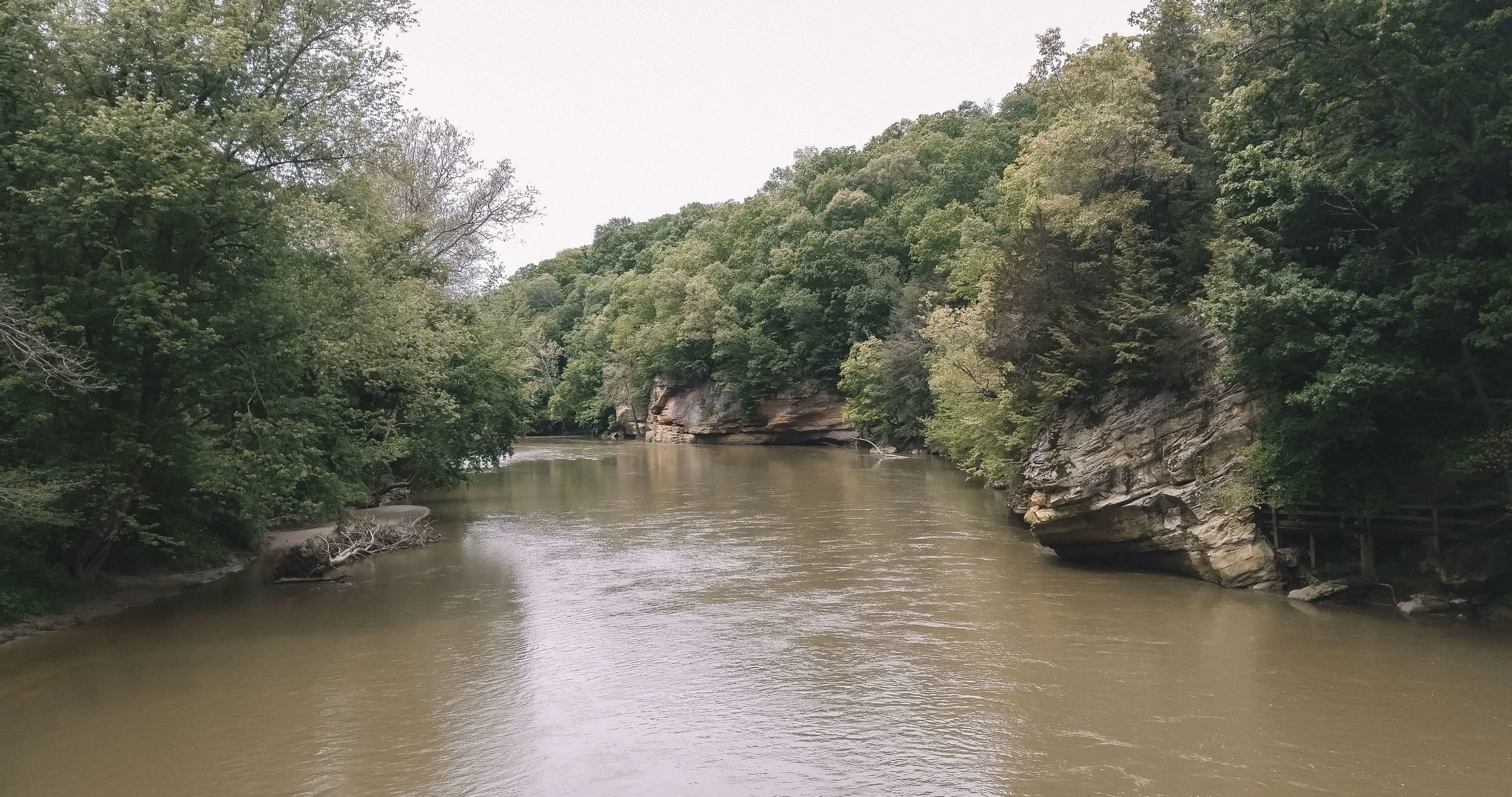 Turkey Run State Park is a hidden gem in Indiana. With miles of rugged hiking trails and beautiful scenery it’s sure to make you excited to get outdoors. #hiking #indiana #turkeyrunstatepark