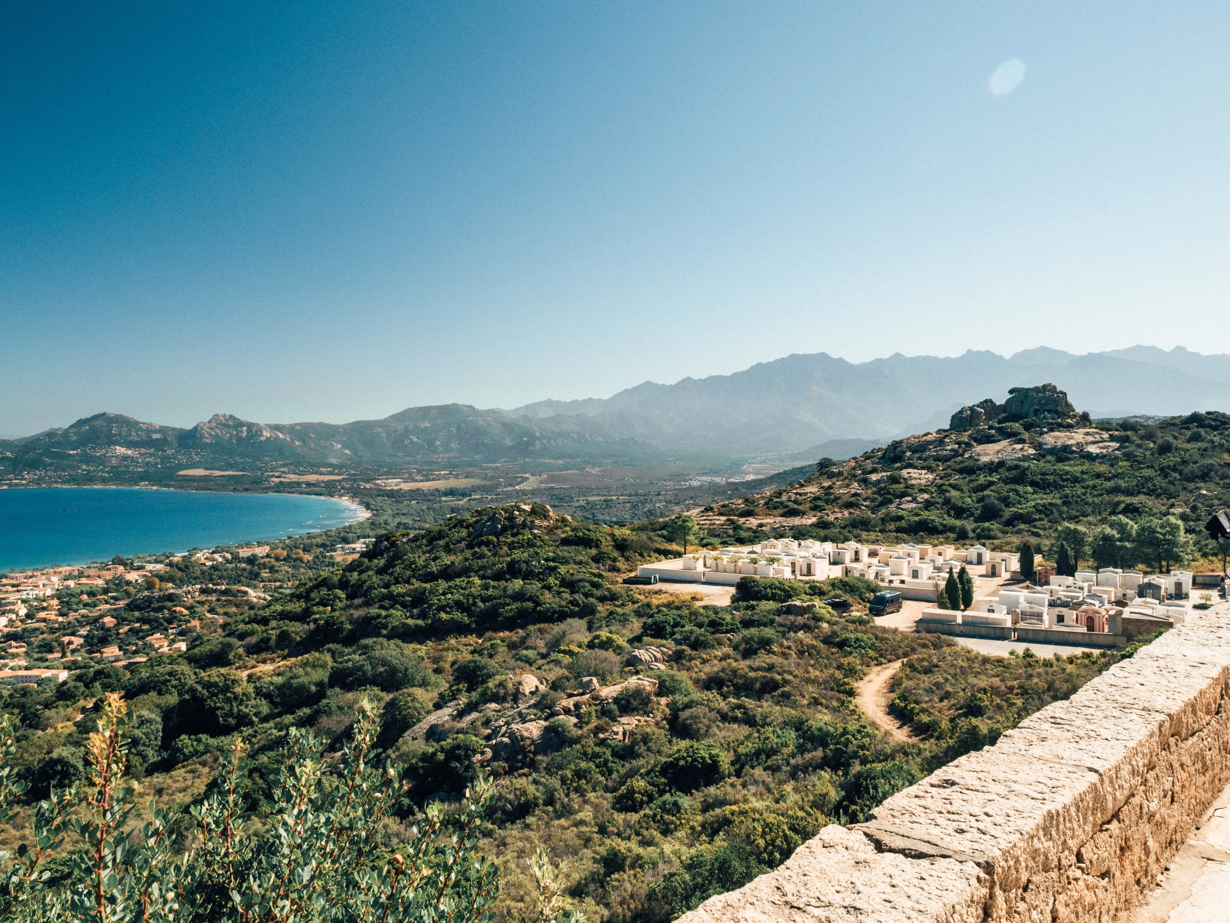 Corsica is a beautiful, secluded island in the Mediterranean Sea. With countless hiking trails, pristine beaches and small towns, it’s the perfect way to escape the hustle of a European vacation for a few days. Take a quick flight to Calvi, Corsica for an amazing experience different than anywhere else in France! #france #corsica #hiking #island