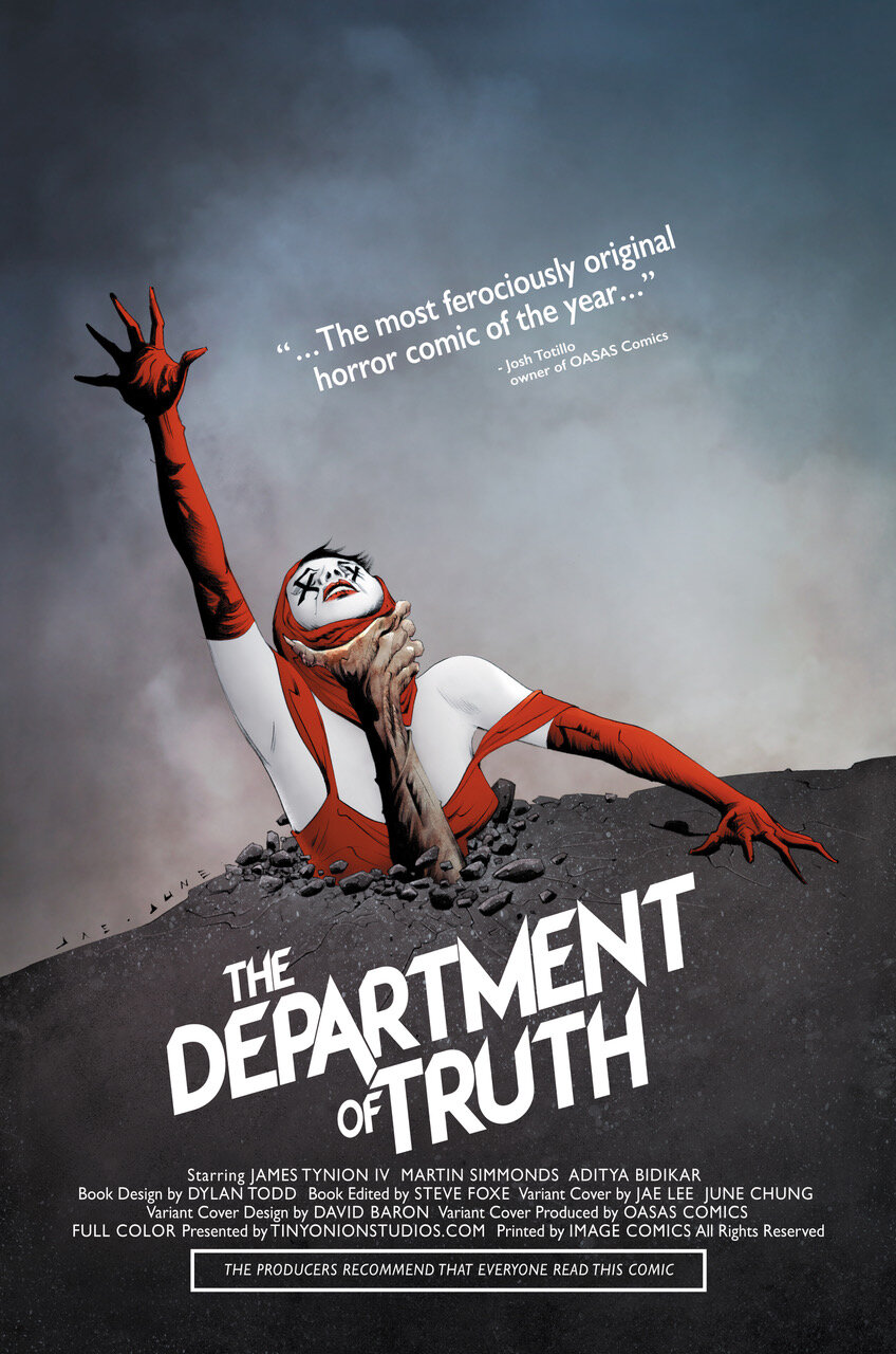 Department of Truth #8 OASAS Comics Exclusive