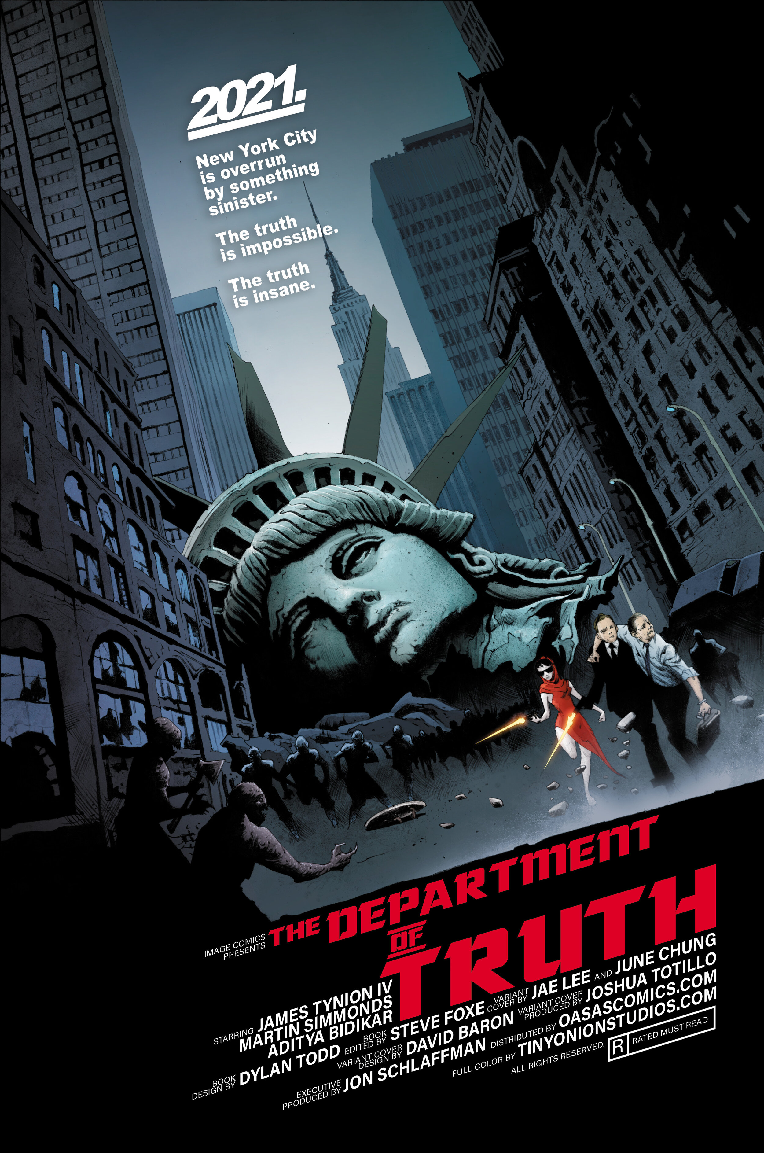 Department of Truth #9 OASAS Comics Exclusive "Escape From New York" 