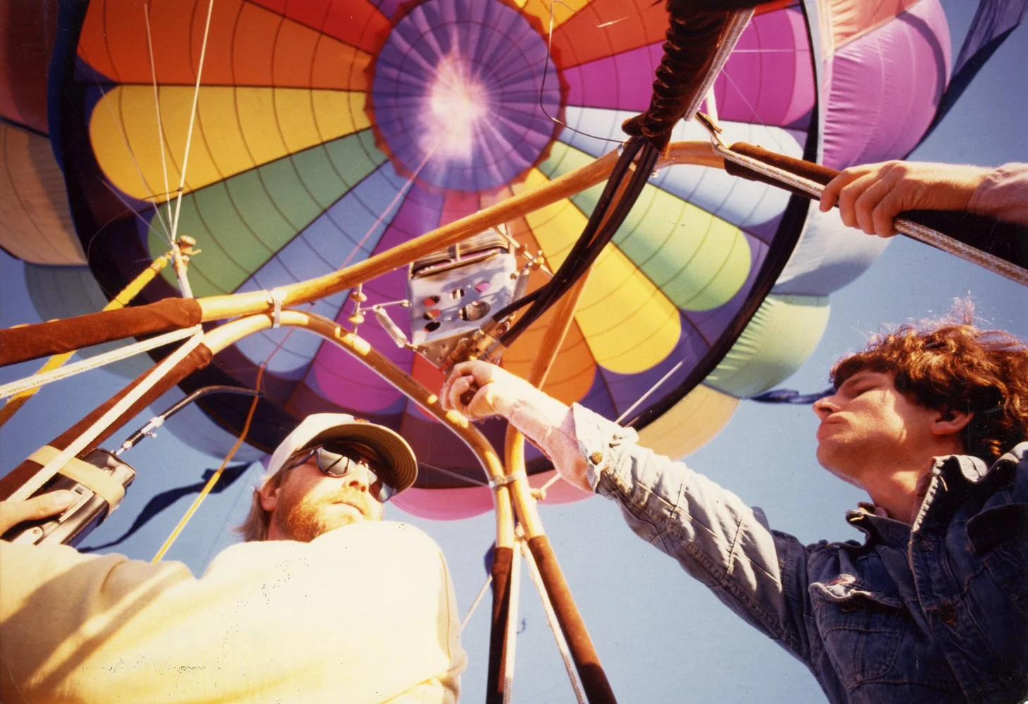 Matt piloting at 10,000 feet with his world-famous instructor David Smuck; Austin, Texas.