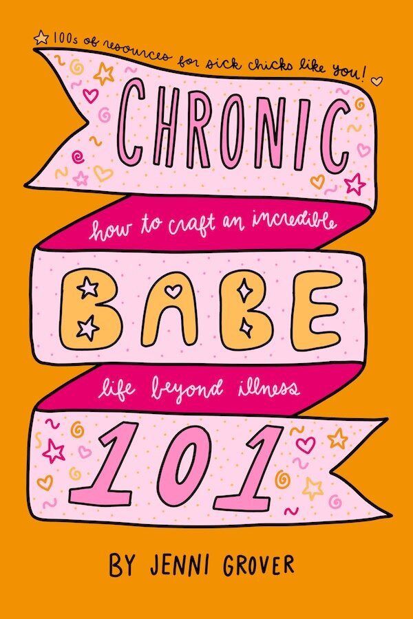 My book, available at ChronicBabe101.com, Barnes &amp; Noble, Amazon and iTunes.