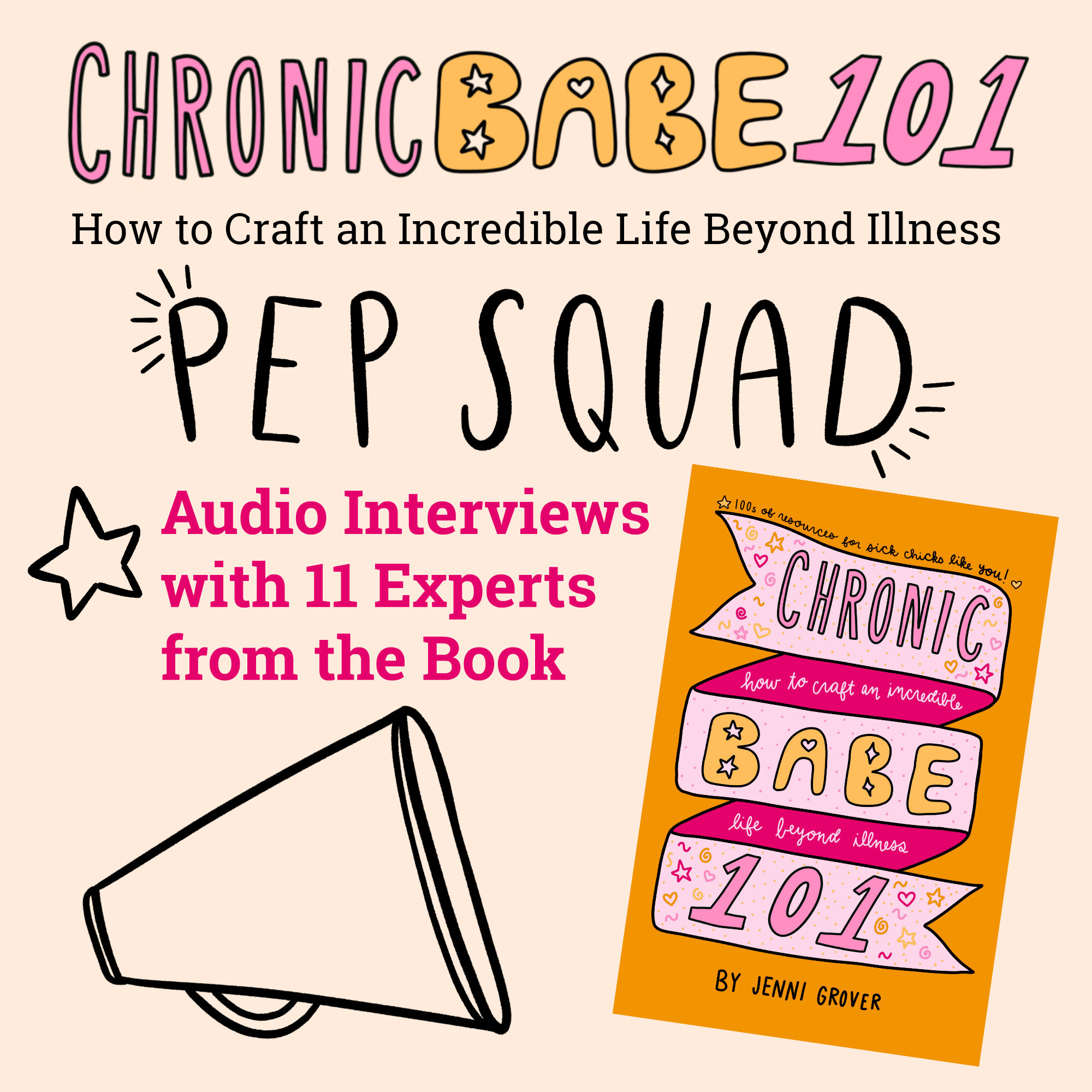 Fans of my book can listen to full audio interviews with 11 guest experts