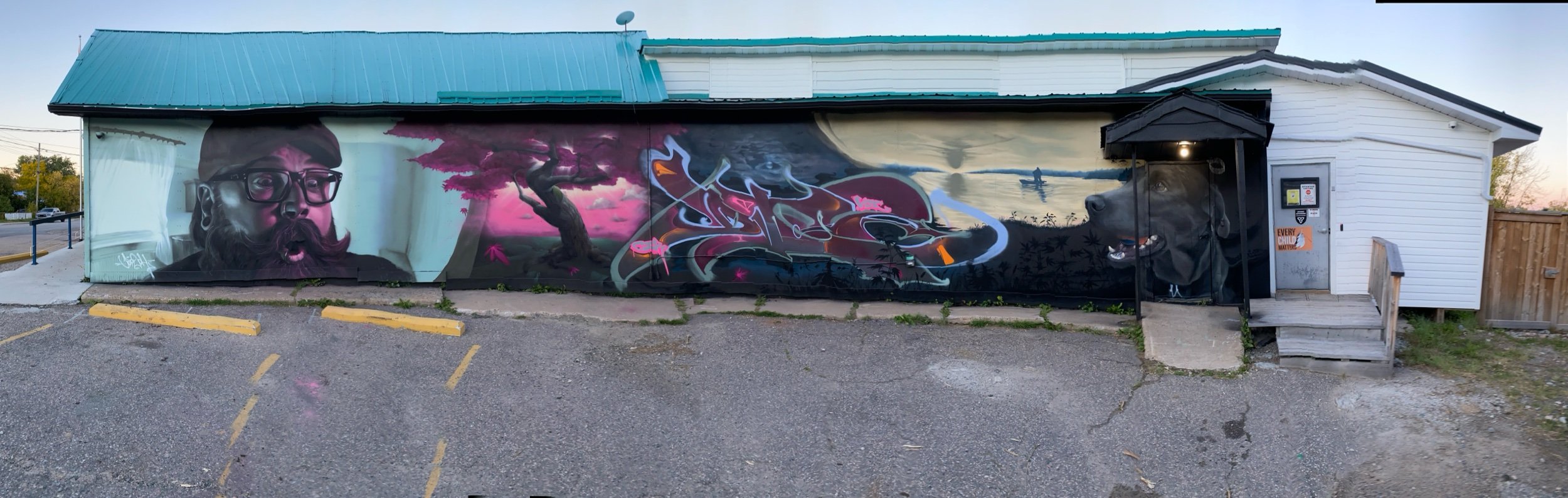 Graffiti -  Red Lake (Center Graffiti Piece)