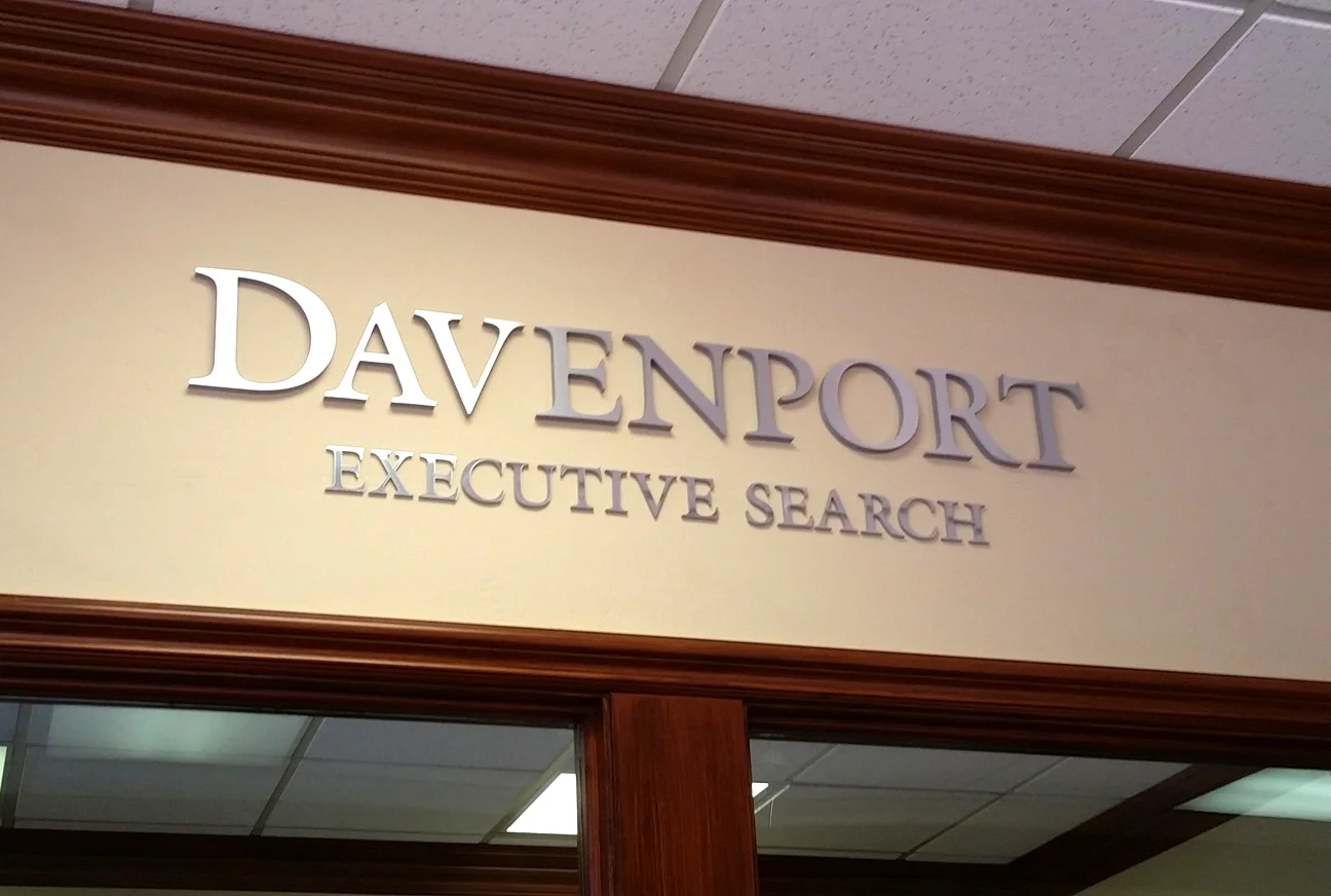 Professional Office Lobby sign San Diego