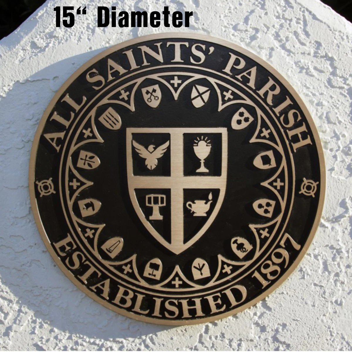 Bronze Plaque for Church