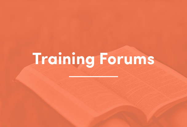 Training Forums
