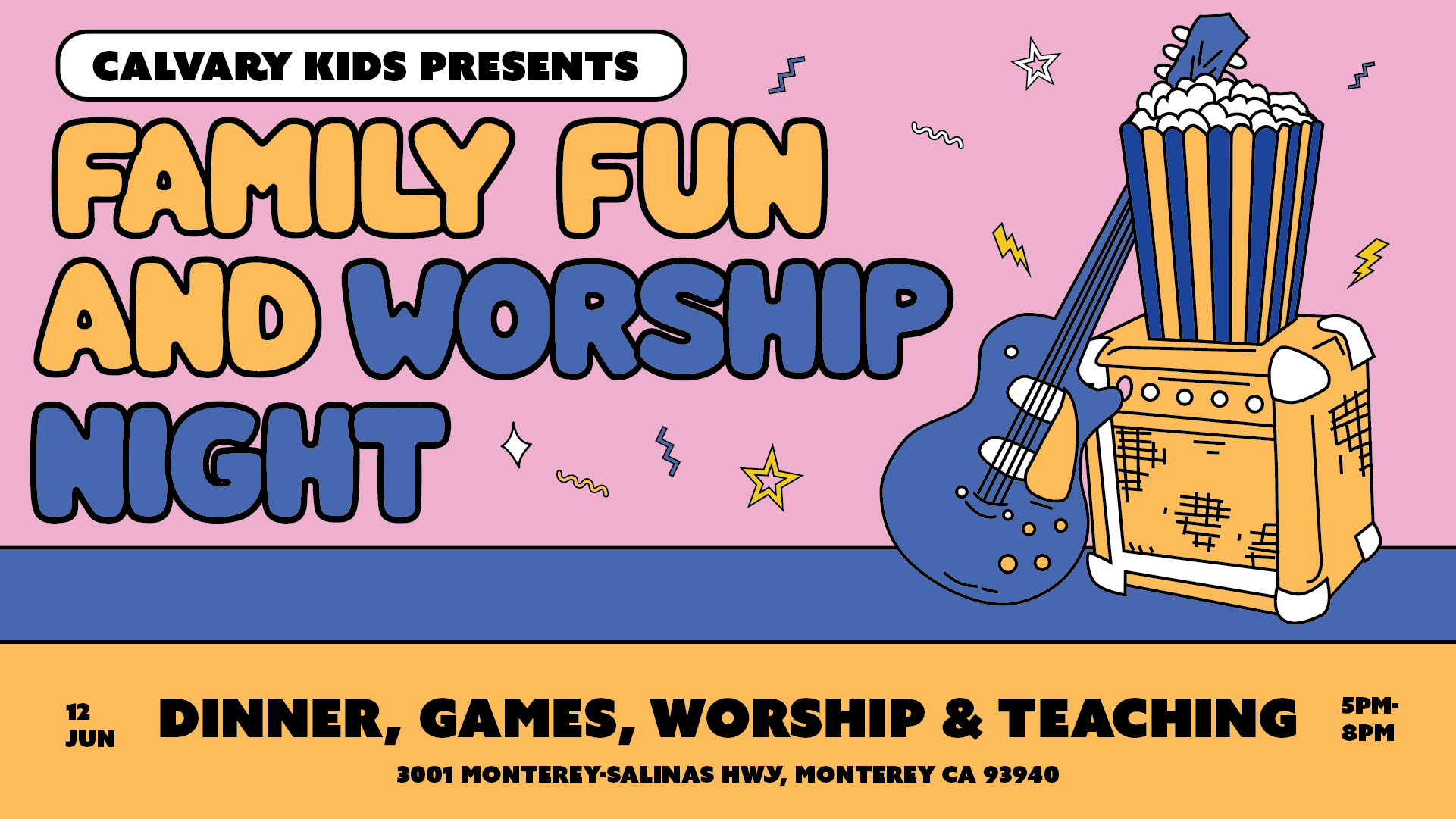 Worship and Fun Family Night