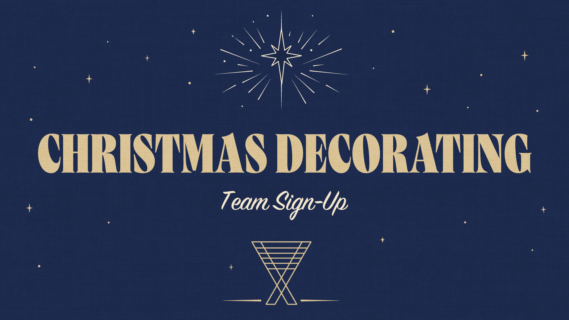 Christmas Decorating Team Sign-Up