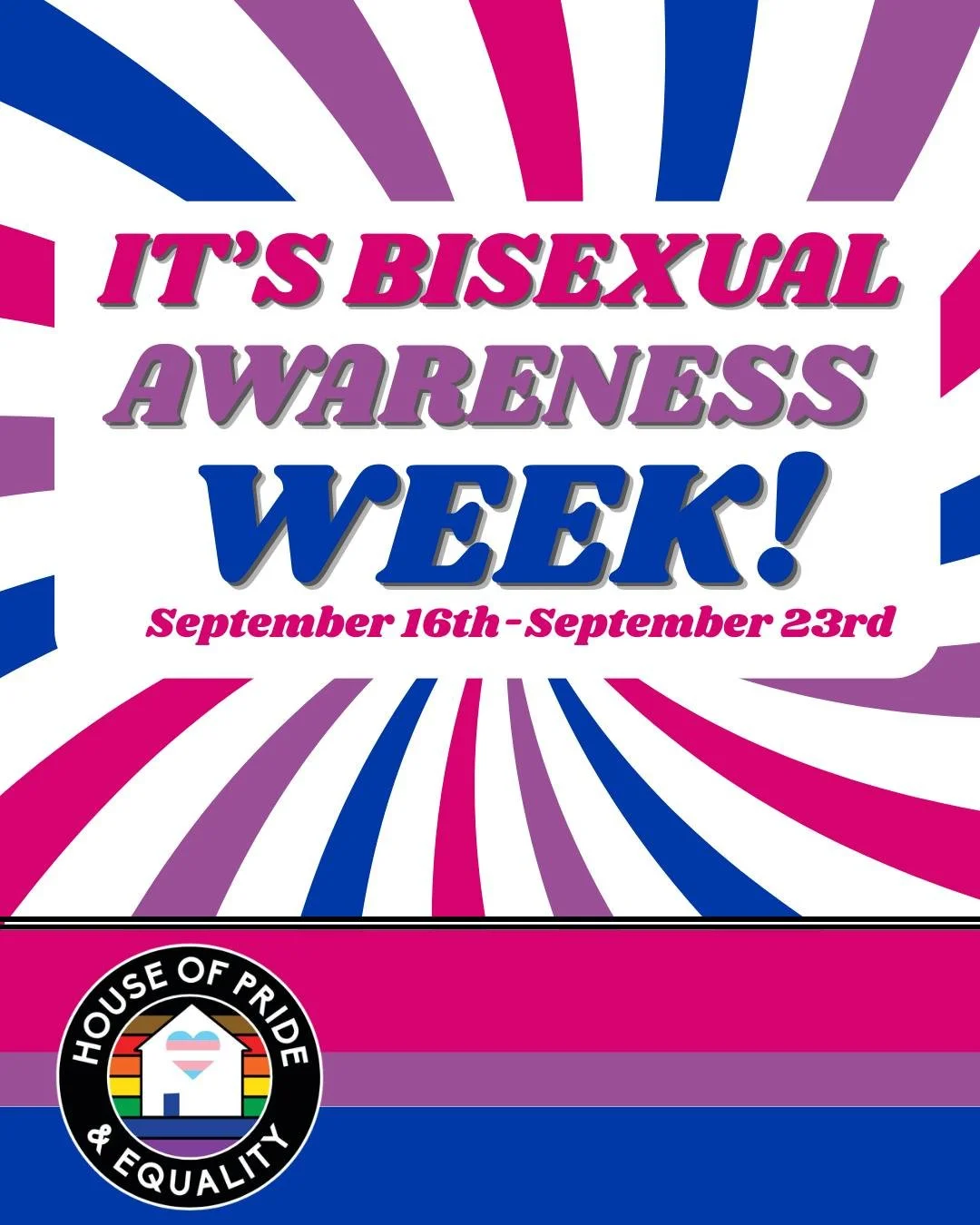 It&rsquo;s Bisexual Awareness Week!
Let&rsquo;s talk bi joy, break stereotypes, and celebrate everyone who loves beyond the binary. 

&iexcl;Estamos Celebrando la Semana de la Visibilidad Bisexual!
Juntxs hacemos espacio para la alegr&iacute;a, la vi