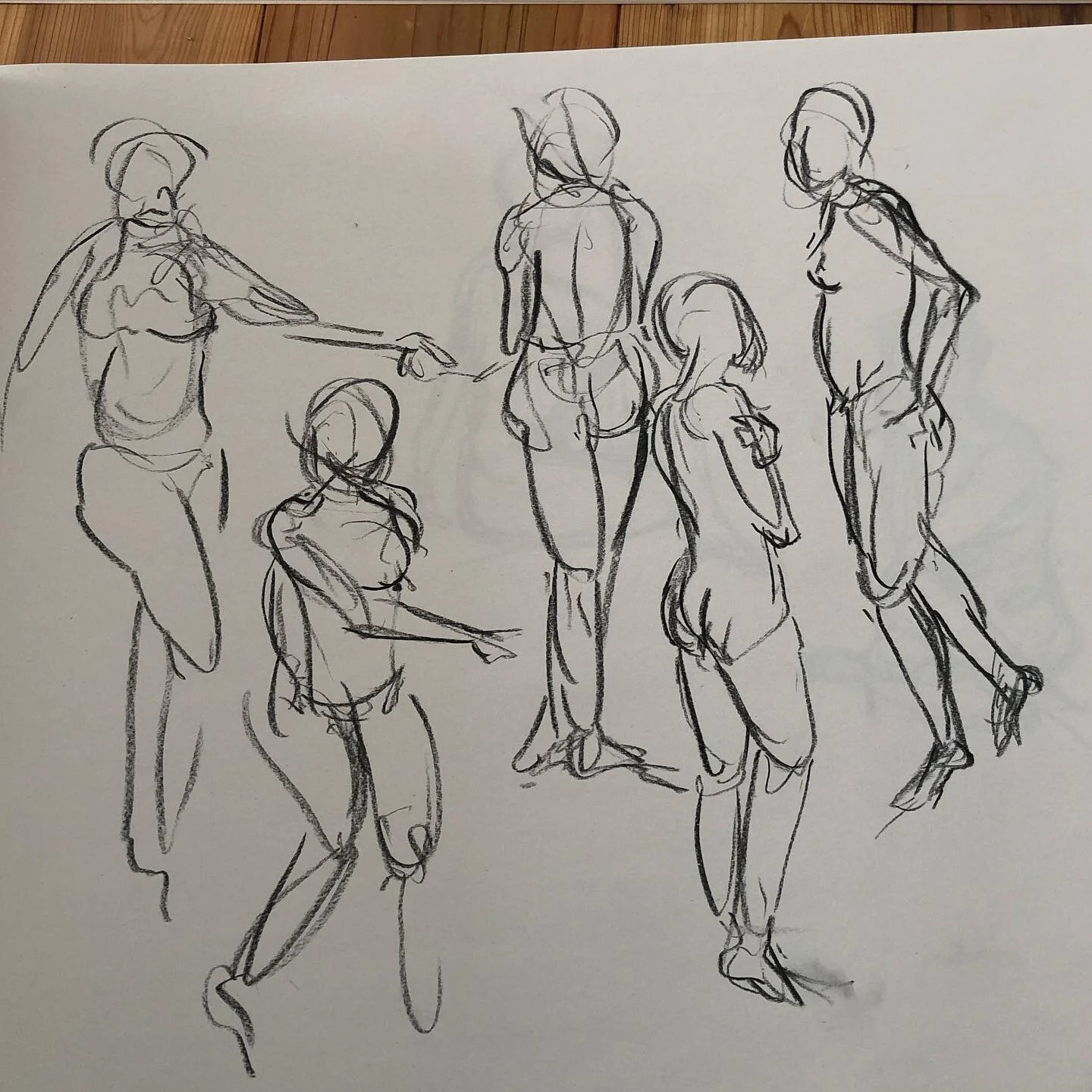 Took myself to 1 figure drawing class in 2021. J&rsquo;rusty but we&rsquo;re trying!!!