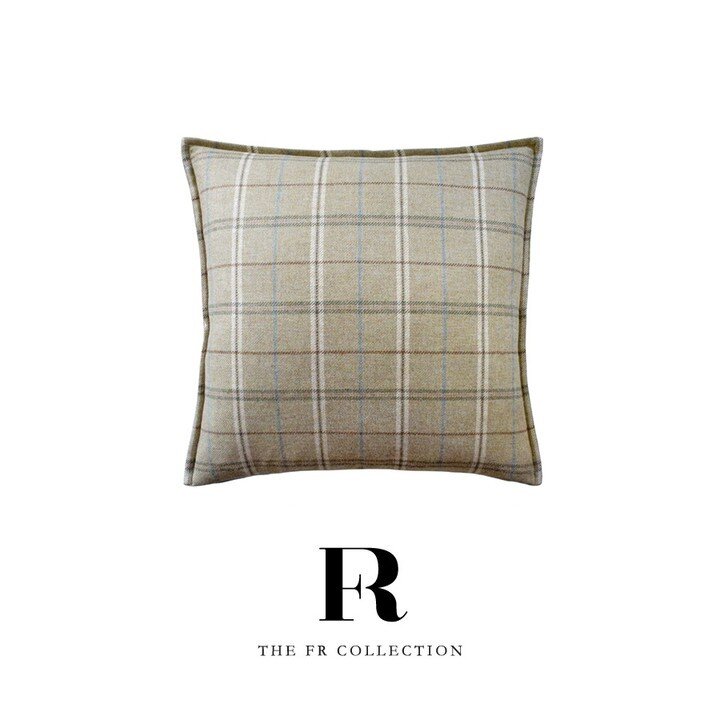 At the #FRcollection Sonoma shop: The Crosby Pillow in Sage draws in the cozy warmth of your favorite flannel. With a classic pattern, this makes a great addition to any room (especially for the holidays!). https://shopfletcherrhodes.com/collections/