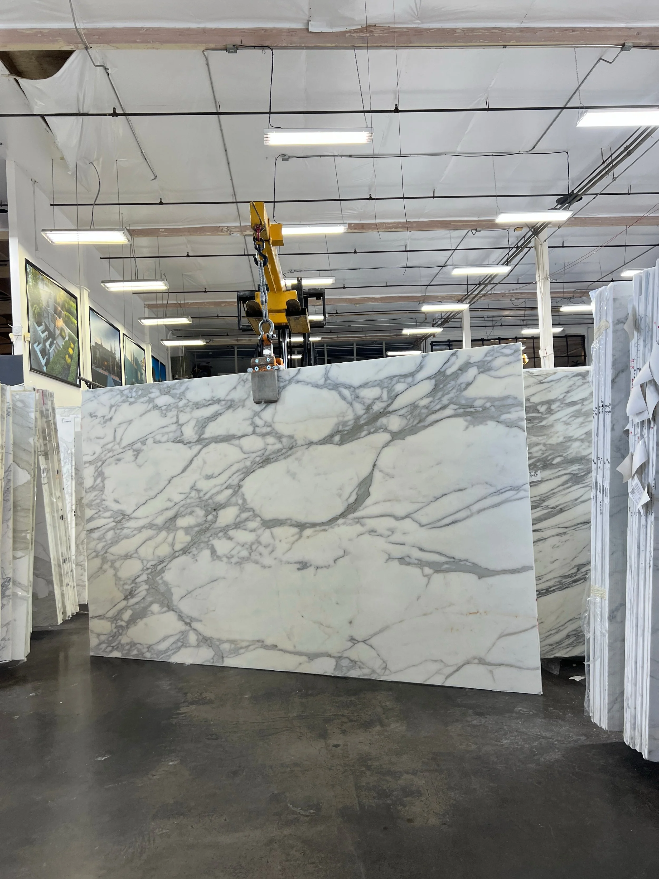 A forever favorite shopping spree... these slab selections did not disappoint 🙌🏻 Oh! ...and painting prep. Things are really shaping up at our Napa Hilltop project. More soon.⁠
⁠

#sonoma #napavalley #marblelove #bayareainteriordesign