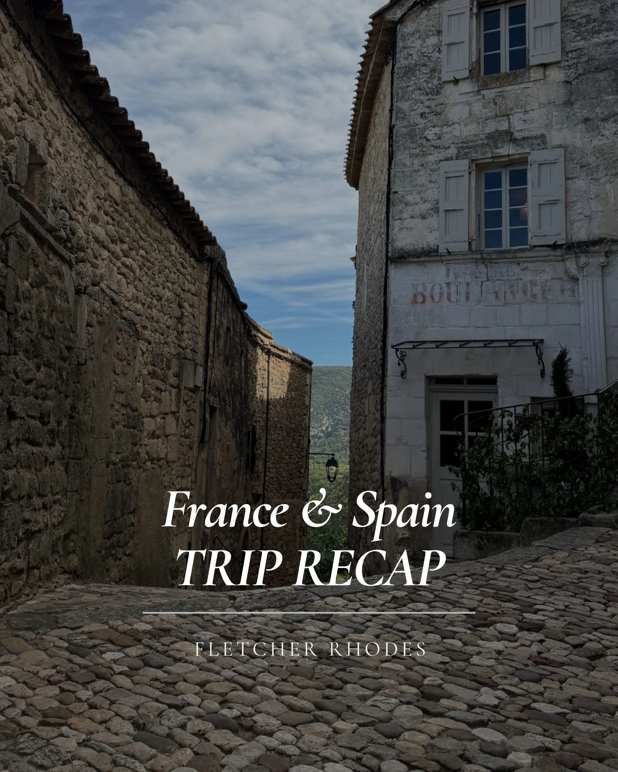  A Design Lover's Trip: France &amp; Spain