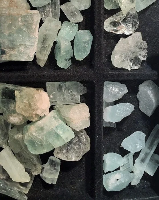 Aquamarine - natural - Brazil