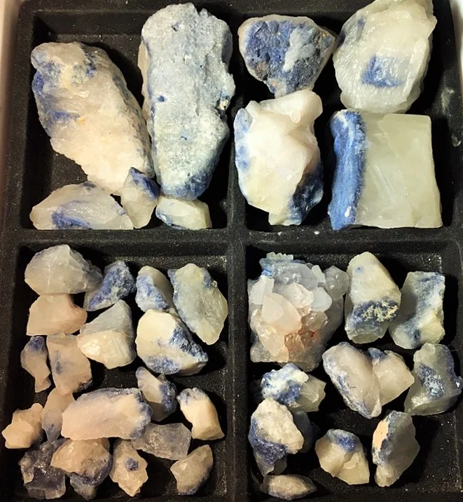 Dumortierite in Quartz - Brazil