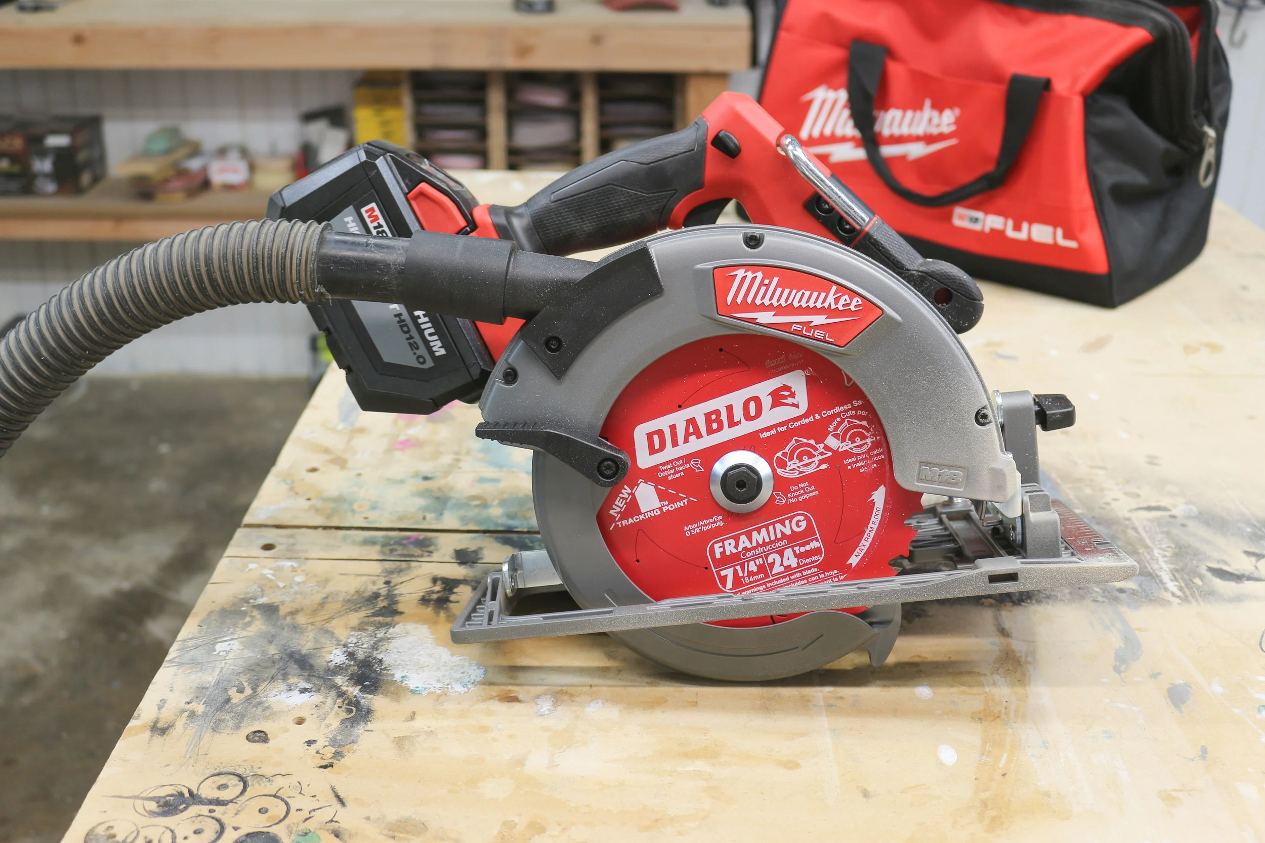 Milwaukee M18 Fuel 7 1 4 Circular Saw Kit 3x3 Custom
