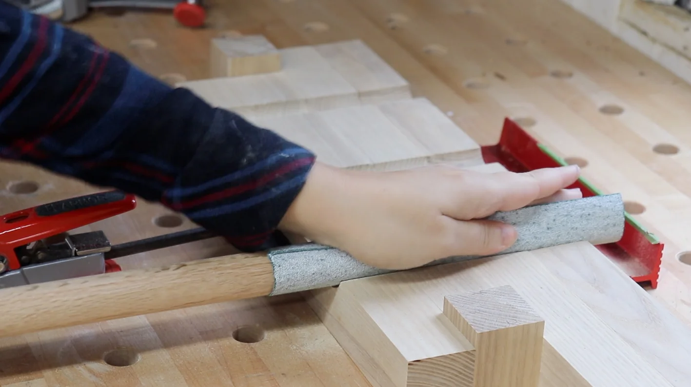 Building a Desk with Dowel Drawer Slides — 3x3 Custom