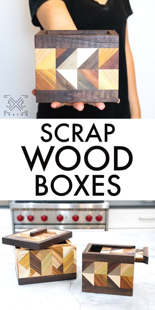 Making Patterned Boxes From Scrap Wood — 3x3 Custom