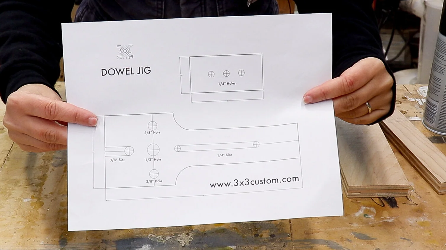 How to Make an Adjustable Doweling Jig — 3x3 Custom
