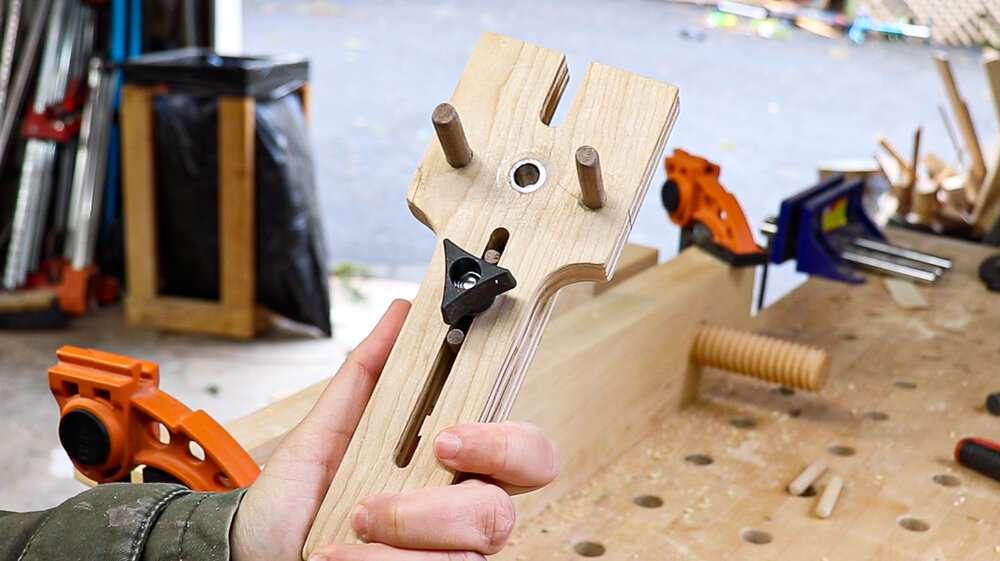 How To Make An Adjustable Doweling Jig 3x3 Custom - Diy Wood Dowel Jig