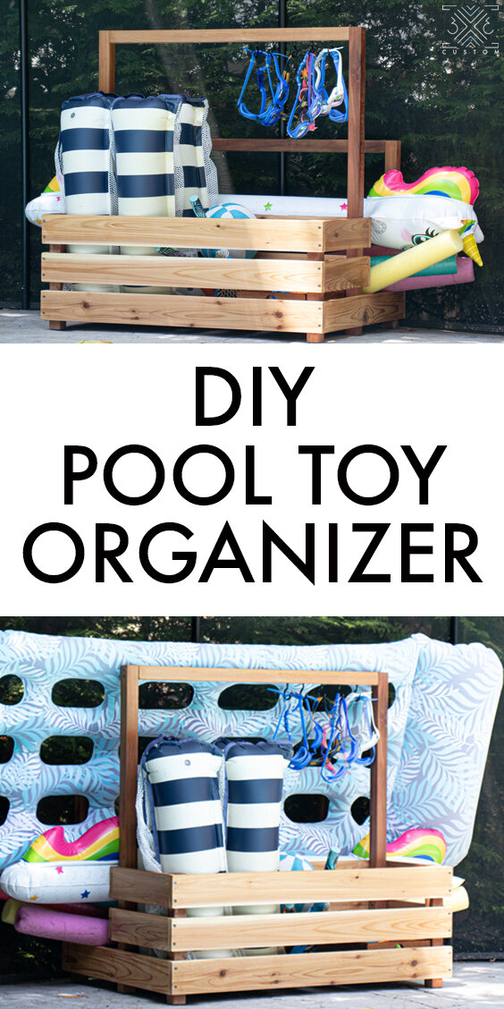 Pool Toy Storage 3x3 Custom - Diy Pool Float Rack