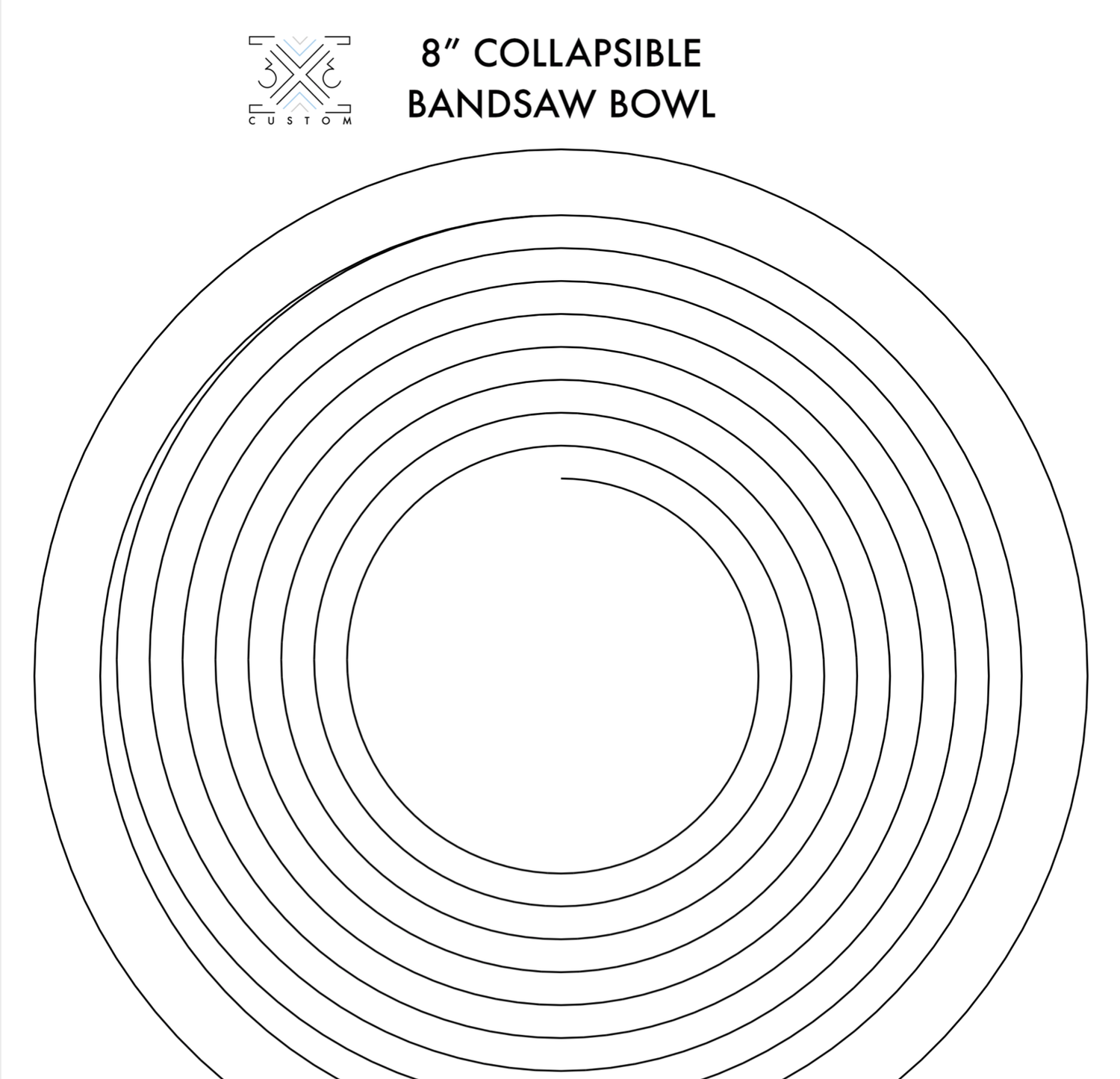 Collapsible Bandsaw Bowl Templates — 3x3 Custom collapsible-bandsaw-bowl-templates-3x3-custom