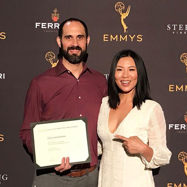 ✨Wonderful way to kick off our crazy month of September! Congrats @stevemilo!!! All your hard work last few years paying off!! So so proud of you!! ❤️ ✨ Outstanding Picture Editing nominee for Born This Way on @aetv!